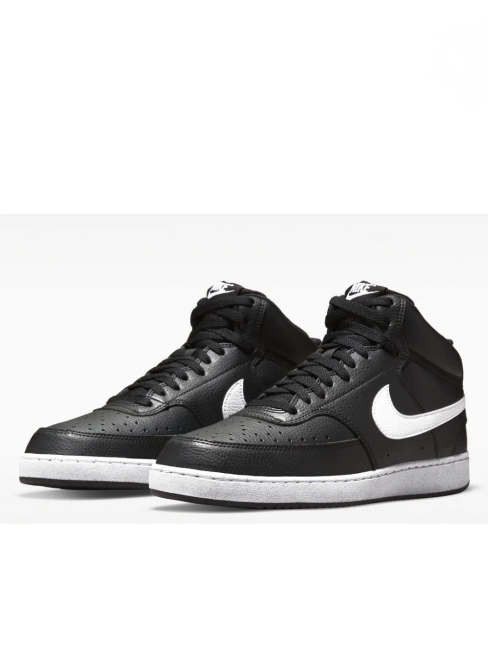 Brand New Nike Court Vision Mid Next Nature 'Black White' Men’s Shoes DN3577-001
